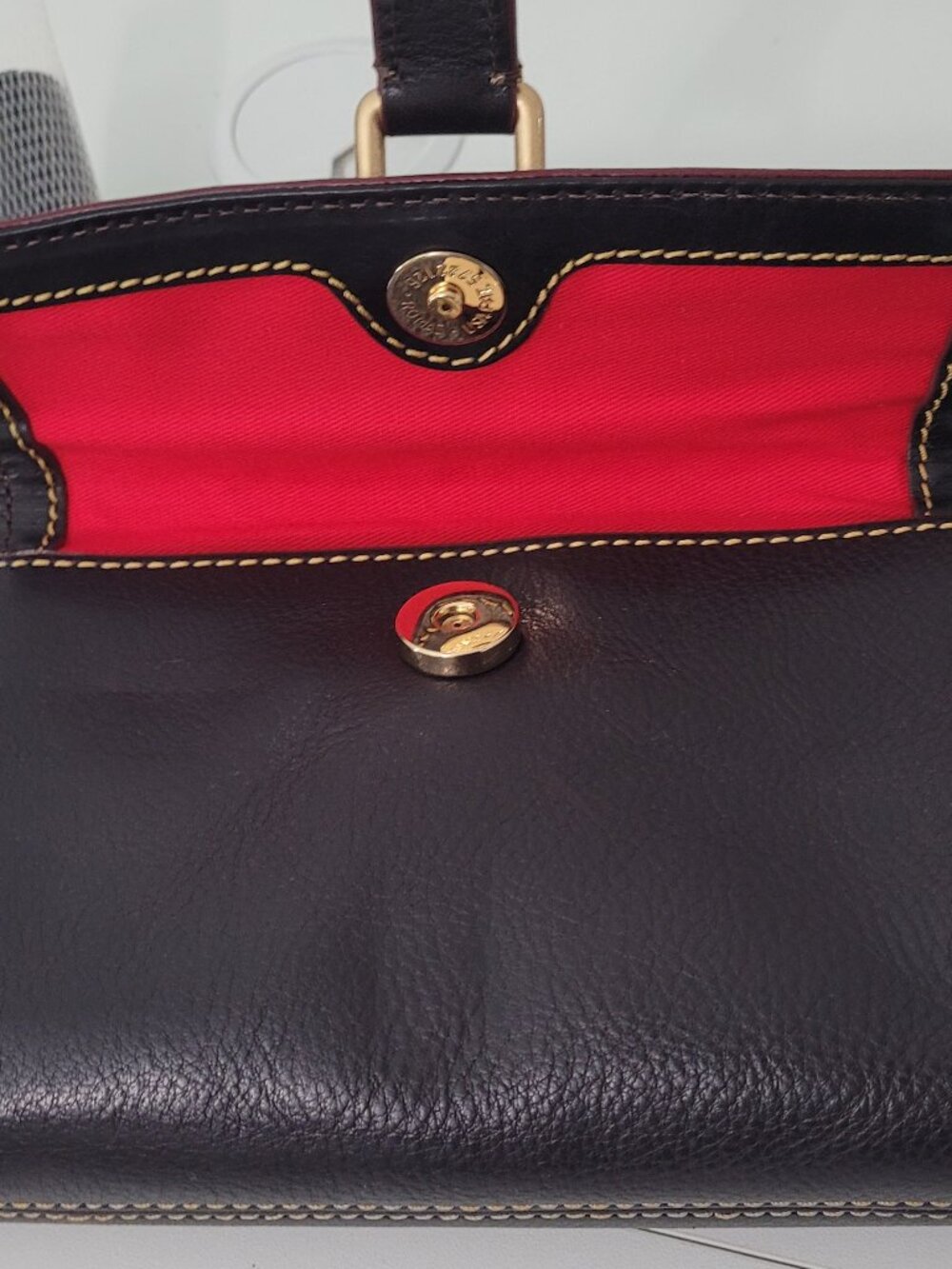 NEW Dooney Florentine Pocket Wristlet Clutch - Color: Brown T'moro